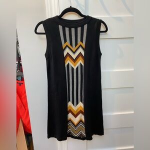 Missoni for Target Rayon black Aztec sleeveless sweater dress
